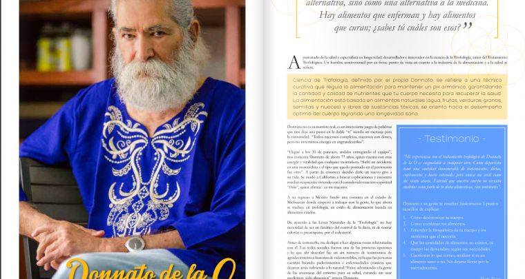 Donnato, apasionado de la salud.